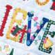 In The Hoop Believe Wall Hanging Decoration | Designs by JuJu 
