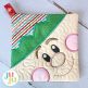 In The Hoop Christmas Face Potholders 1 Project | Designs by JuJu