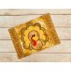 ITH Thanksgiving Turkey Mug Rug | Machine Embroidery Designs by JuJu