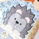 In The Hoop Woodland Patchy Pillow Satin Stitch Project | Designs by JuJu
