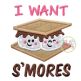 I Want S'mores Applique | Machine Embroidery Designs by JuJu