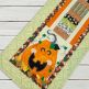 ITH Modular Jack O Lantern Table Runner | Machine Embroidery Designs by JuJu