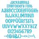 Jack Rabbits Embroidery Font | Machine Embroidery Designs by JuJu