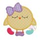 Jelly Bean Chick Applique | Machine Embroidery Designs by JuJu