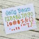 Jelly Bean Embroidery Font | Machine Embroidery Designs by JuJu
