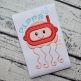Jellyfish Snorkel Applique | Machine Embroidery Designs by JuJu