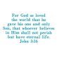 John 3:16