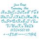 Josie Script Embroidery Font | Machine Embroidery Designs by JuJu
