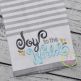 Joy to the World Embroidery | Machine Embroidery Designs by JuJu