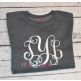 Jumbo Intertwined Vine Interlocking Embroidery Font
