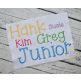 Junior Embroidery Font | Machine Embroidery Designs by JuJu