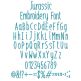 Quarter Inch Font Bundle 15 Digital Embroidery Machine Designs by JuJu