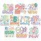 Kids Birthday Milestones Machine Embroidery Designs by JuJu