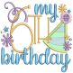 Kids Birthday Milestones Machine Embroidery Designs by JuJu
