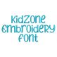 Kid Zone Embroidery Font | Machine Embroidery Designs by JuJu