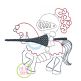 Knight Riding Horse Embroidery | Machine Embroidery Designs by JuJu