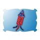 Korker Ribbon Rocket Applique