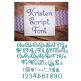 Kristen Script Embroidery Monogram Font Alphabet Machine Embroidery Designs by JuJu