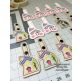 In The Hoop Little House Key Fobs Set
