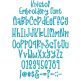 Kristof Embroidery Font | Machine Embroidery Designs by JuJu
