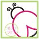 Ladybug Box Applique | Machine Embroidery Designs by JuJu