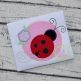 Ladybug Circle Applique Design | Machine Embroidery Designs by JuJu