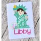 Lady Liberty Applique | Machine Embroidery Designs by JuJu