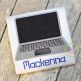 Laptop Applique Design | Machine Embroidery Designs by JuJu