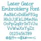 Quarter Inch Font Bundle 14 | Machine Embroidery Designs by JuJu
