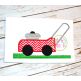 Lawn Mower Applique | Machine Embroidery Designs by JuJu