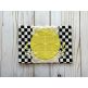 ITH Fresh Lemons Circle Mug Rug | Machine Embroidery Designs by JuJu