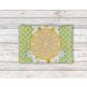 ITH Fresh Lemons Circle Mug Rug | Machine Embroidery Designs by JuJu