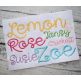Lemon Meringue Embroidery Font | Machine Embroidery Designs by JuJu