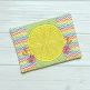 ITH Fresh Lemons Circle Mug Rug