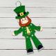 ITH Leprechaun Wall Hanging  | Machine Embroidery Designs by JuJu