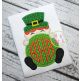 Leprechaun Boy Monogram Peeker Applique | Machine Embroidery Designs by JuJu