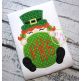 Leprechaun Girl Monogram Peeker Applique | Machine Embroidery Designs by JuJu