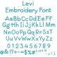 Quarter Inch Font Bundle 14 | Machine Embroidery Designs by JuJu