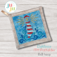 ITH Lighthouse Pot Holder | Machine Embroidery Designs by JuJu