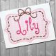Lily Motif Frame