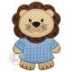 Lion Jersey Applique | Machine Embroidery Designs by JuJu
