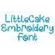 Little Cake Embroidery Font | Machine Embroidery Designs by JuJu