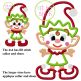 Little Elfie Boy Applique | Machine Embroidery Designs by JuJu