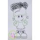 Little Frankie Bean Embroidery | Machine Embroidery Designs by JuJu