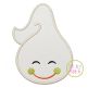 Little Ghost Face Boy Applique | Machine Embroidery Designs by JuJu