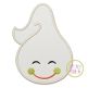 Little Ghost Face Boy Applique | Machine Embroidery Designs by JuJu