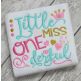 Little Miss ONEderful Embroidery | Machine Embroidery Designs by JuJu