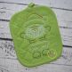 Little Swirly Beard Santa Bean Stitch Embroidery | Machine Embroidery Designs by JuJu