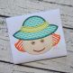 Little Scarecrow Face Boy Applique | Machine Embroidery Designs by JuJu