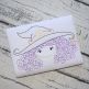 Little Witch Face Bean Embroidery | Machine Embroidery Designs by JuJu